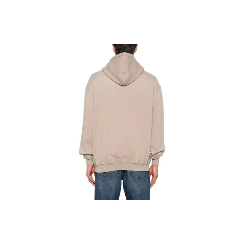 REPRESENT Logo print Cotton Hoodie-1
