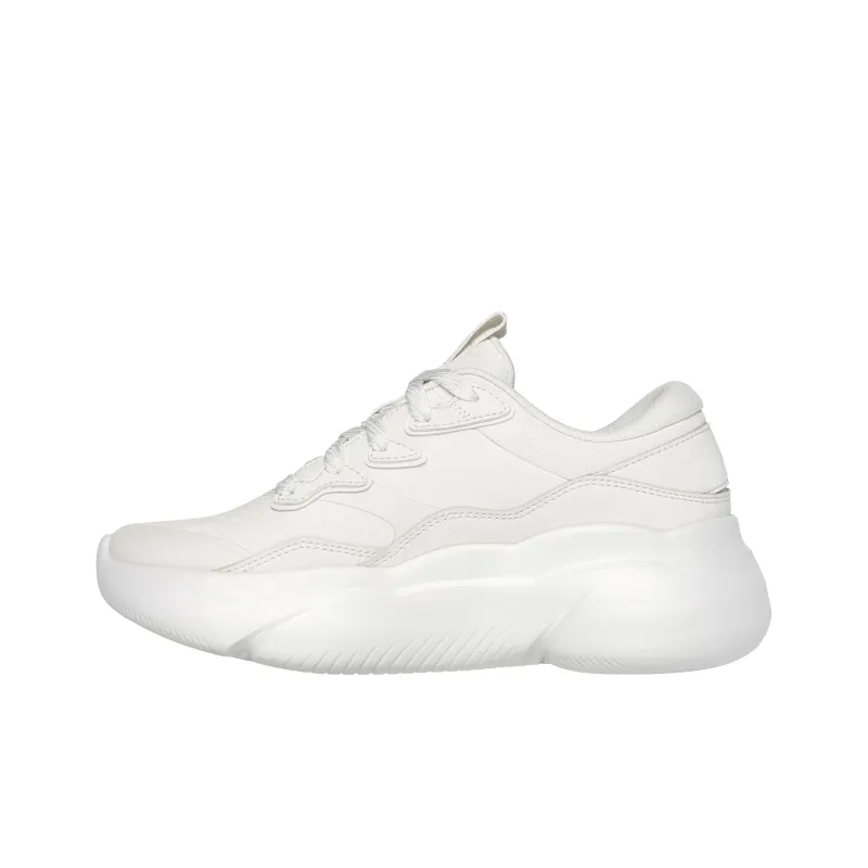 Skechers Slip Resistant Low Top Casual Shoes Women's White-2