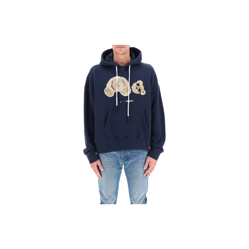 PALM ANGELS Sweatshirts Men Blue-3