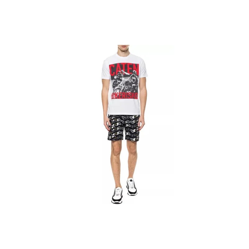 VERSACE Casual Shorts Men Black-1