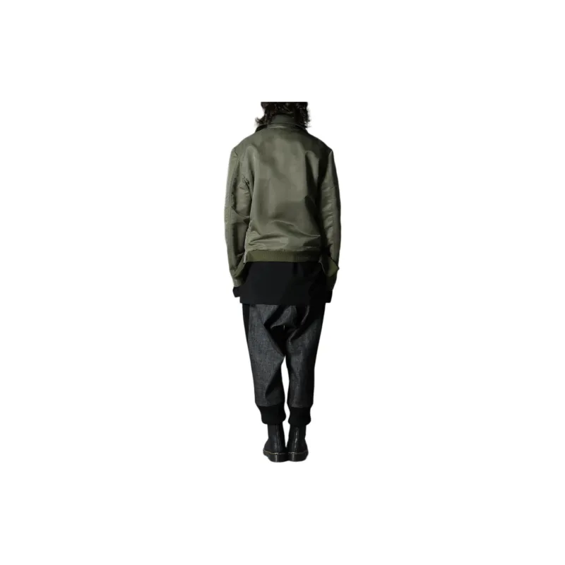 Yohji Yamamoto FW24 Ground Y Jackets & Coats Unisex Khaki Green-6