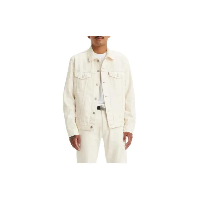 Levi's Trucker Jacket Jackets Coats Men's White-1