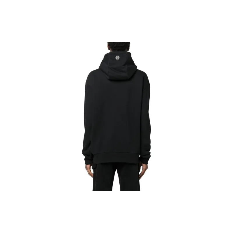 PHILIPP PLEIN Heart & Dagger print Hoodie-3