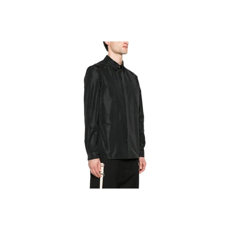 RICK OWENS Fogpocket Classic collar Shirt-3
