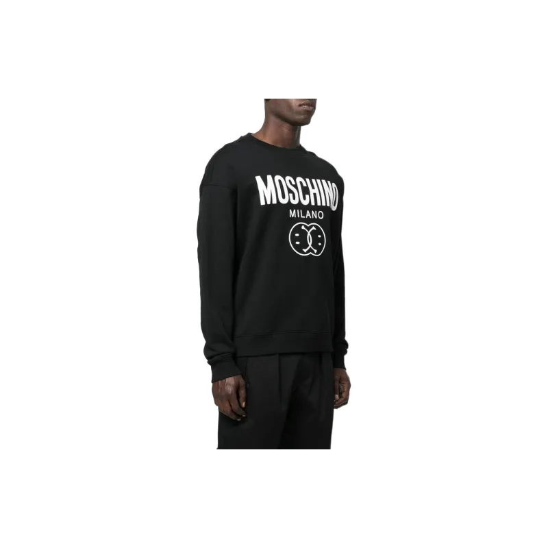 MOSCHINO Logo Printed Crewneck Sweatshirt-3