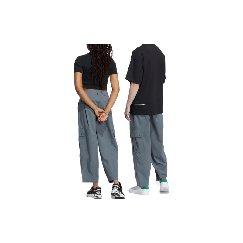 Adidas Knitted Sweatpants Unisex Blue-5