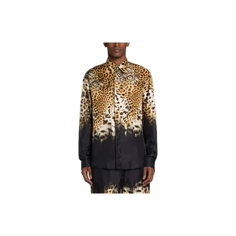 Roberto Cavalli Leopard print Long sleeved Shirt-1