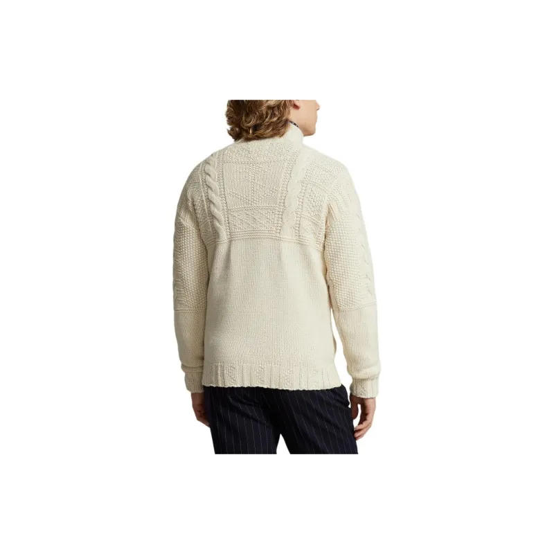 Polo Ralph Lauren SS24 Sweater Men's Beige Yellow-2