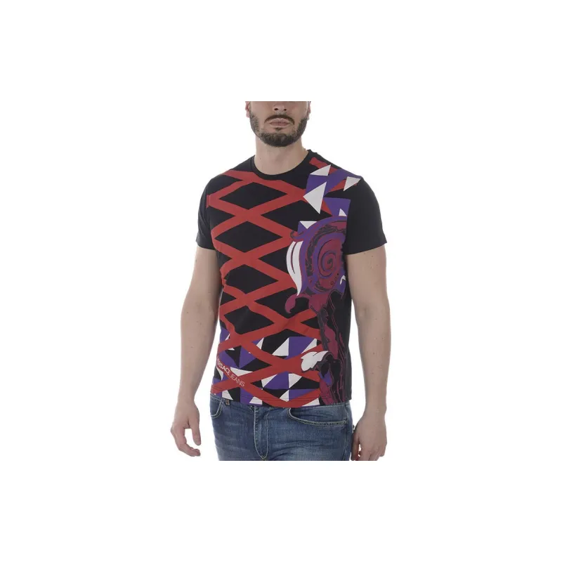 VERSACE JEANS T Shirts Men Black-2