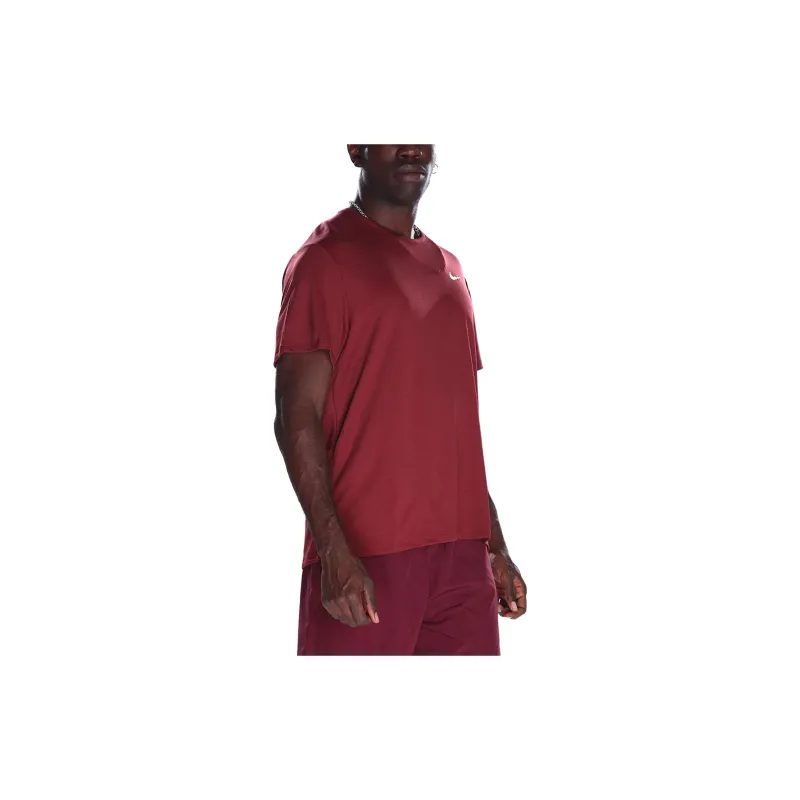 Nike MILER T Shirts Men Burgundy-3