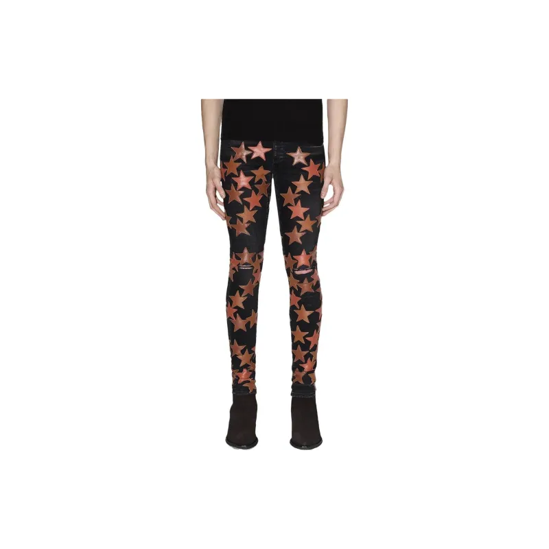 AMIRI Chemist Low rise Skinny Jeans-1