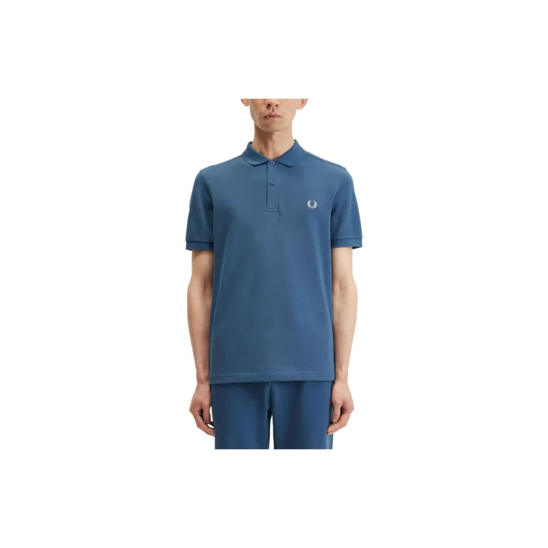 FRED PERRY SS24 Polo Shirt Men's Lake Blue-3