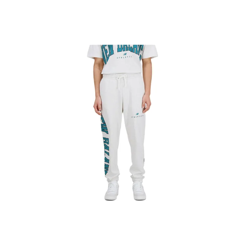 New Balance Knitted Sweatpants Unisex Gray-2