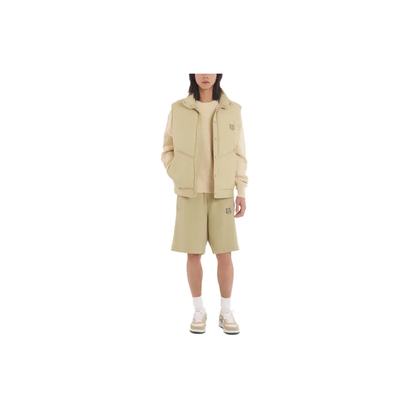 Maison Kitsune Bold Fox Head Patch Drawstring Shorts-2
