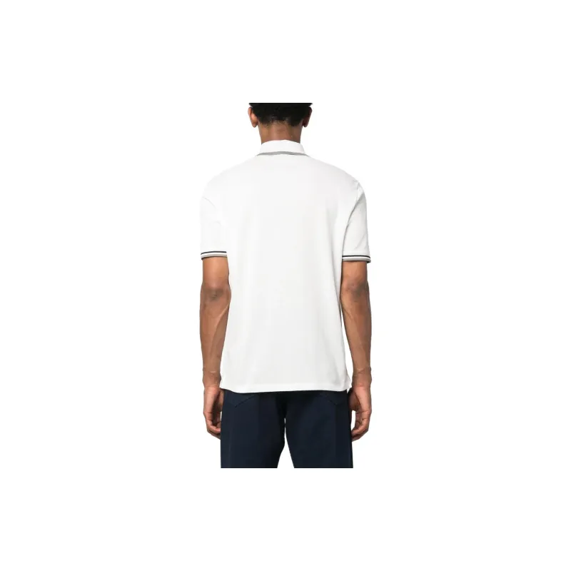 EMPORIO ARMANI Polo Shirts Men White-2