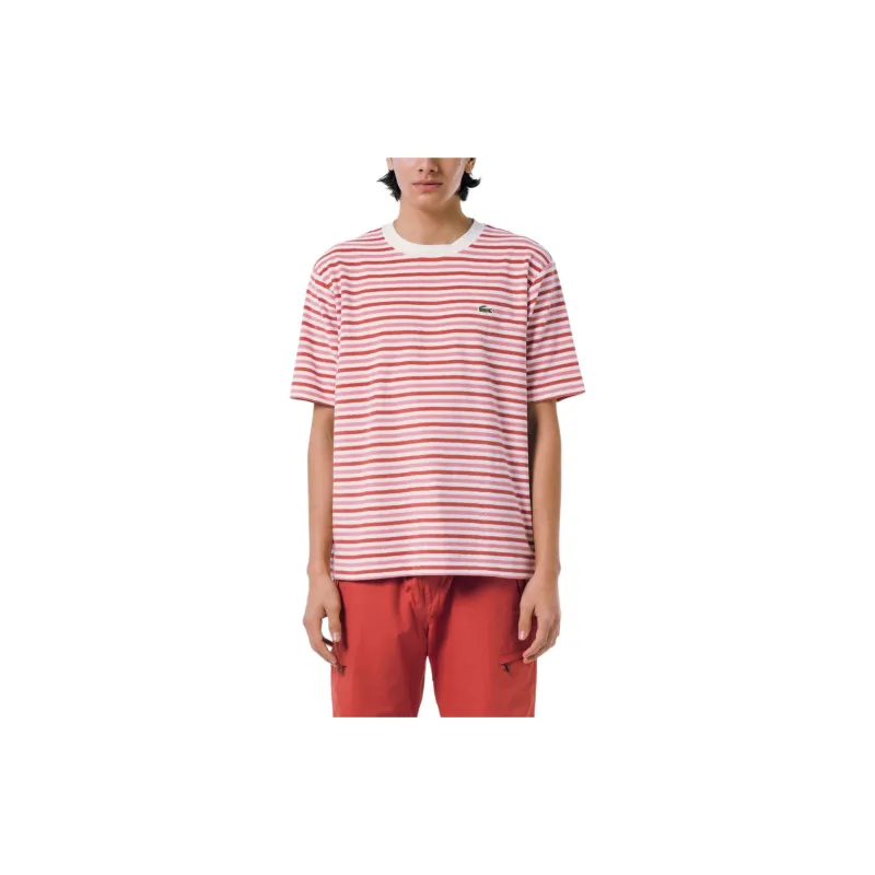 LACOSTE T Shirts Men Pink-2