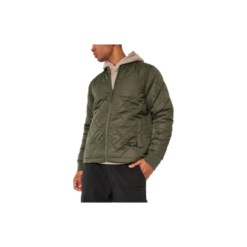 Hollister Jackets Men Olive Green-1