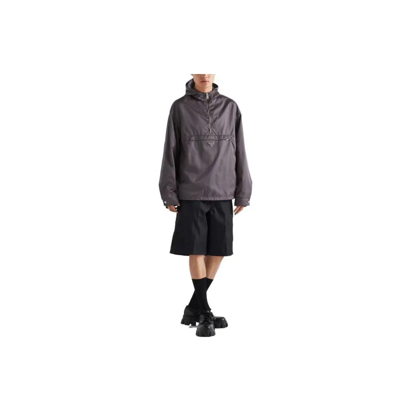 PRADA Jackets Men Gray-1