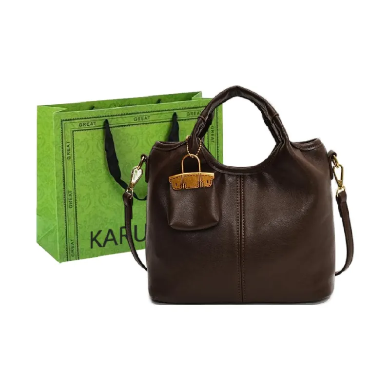 KARUISHA PU One Shoulder Handbags Women's Black/Coffee/Brown/Red-3