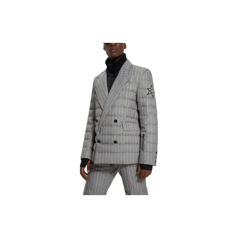 HUGO BOSS x PERFECT MOMENT Collaboration Padded Jacket With Zipped Inner Jackets Coats Men's Gray-1