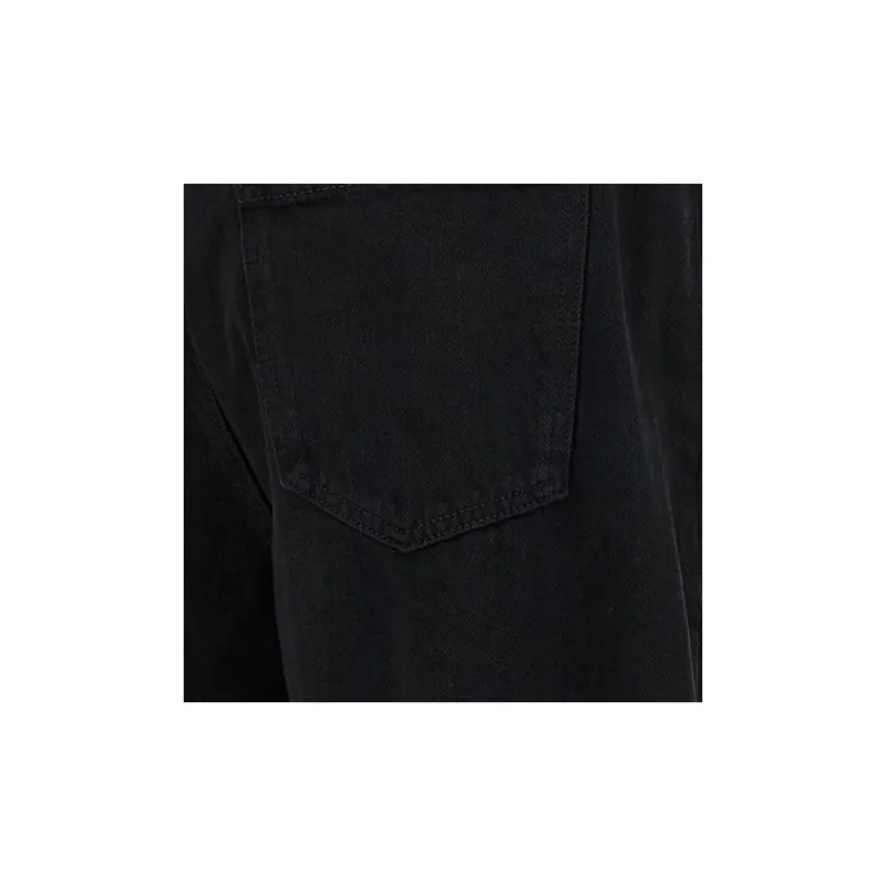 SAINT LAURENT Buttoned Straight Leg Jeans-5