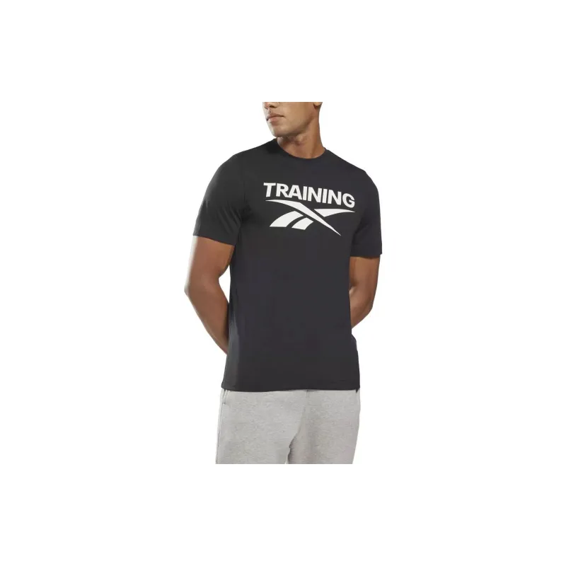 Reebok GS TRAINING VECTOR TEE T-Shirt Men's Black-2