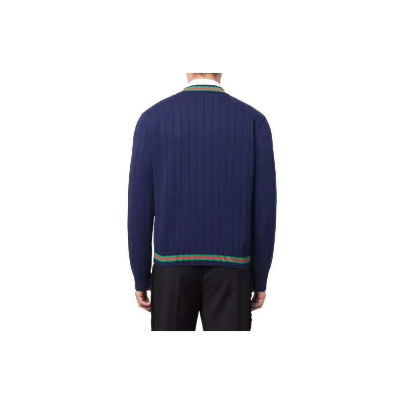 GUCCI Sweaters Men Navy Blue-2