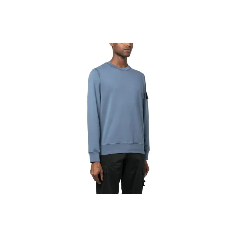 STONE ISLAND Compass patch Crew neck Sweatshirt-1