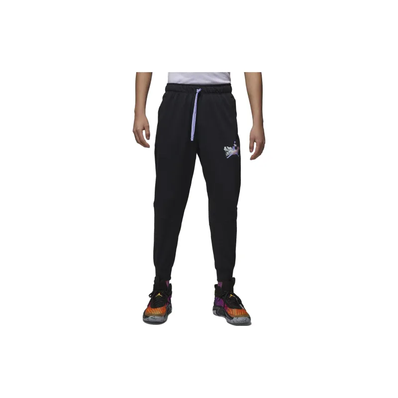 Jordan Knitted Sports Pants Men's Black-4