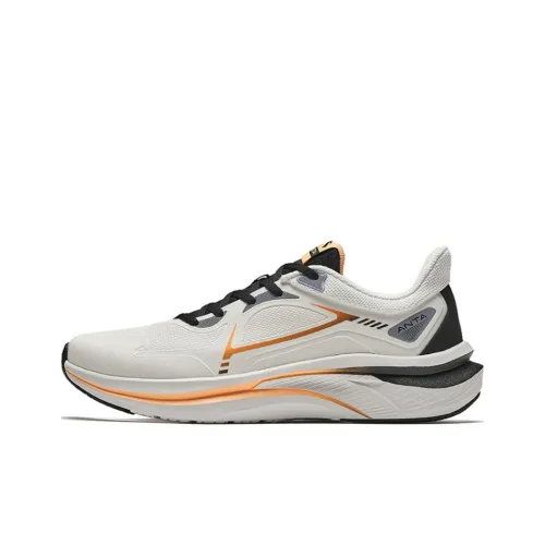 ANTA Feihong Running Shoes Men Low-Top Ivory White/Basic Black