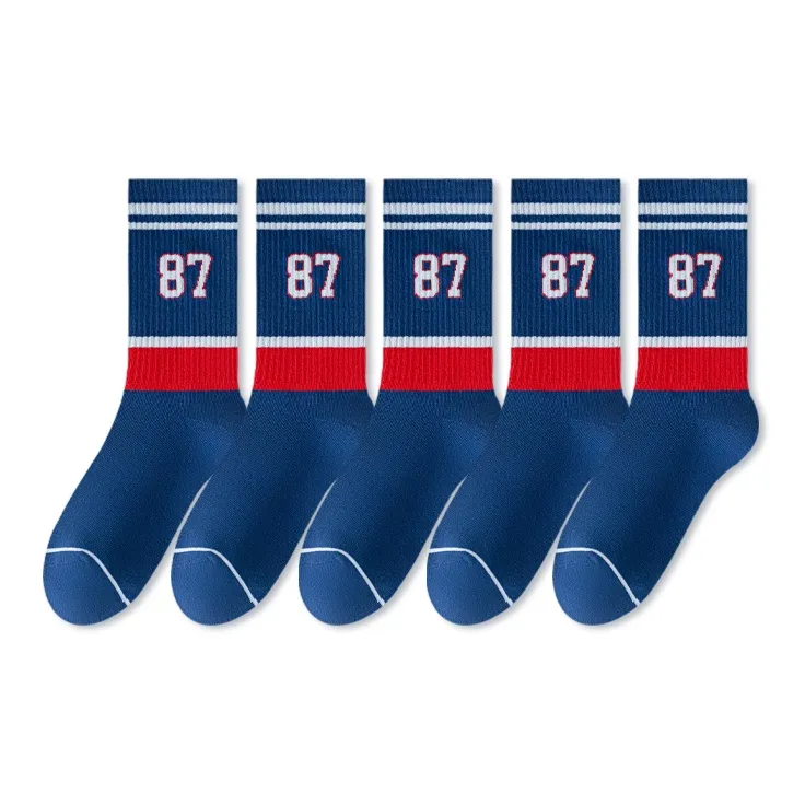 ROBINHOOD Mid Calf Socks Women's 5 Pack-11