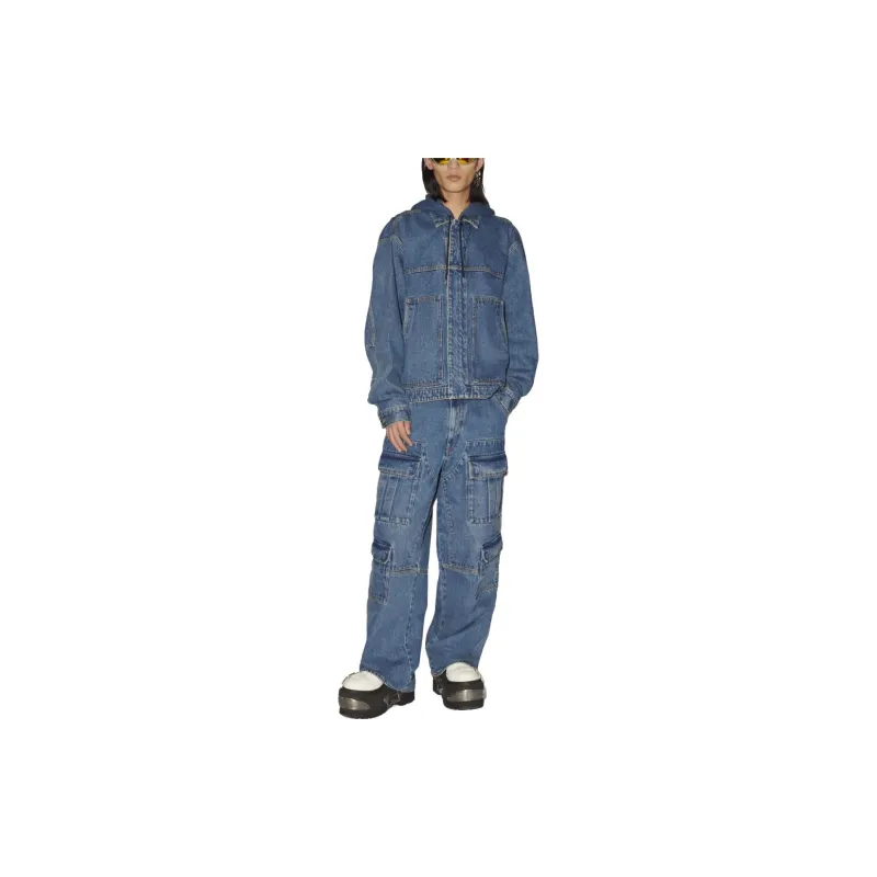AMBUSH Denim Jackets Men Blue-1
