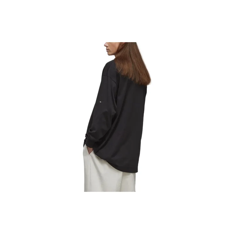 Y 3 Logo Printed Mock Neck T Shirt-1