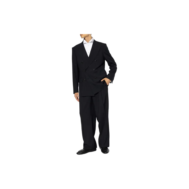 GIORGIO ARMANI Curved Hem Tuxedo Shirt-4