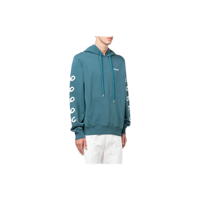 OFF WHITE Sweatshirts Men Blue-3
