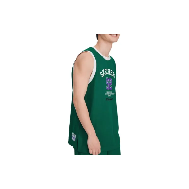 Skechers SS24 Tank Tops Unisex Bear Grass Green-3