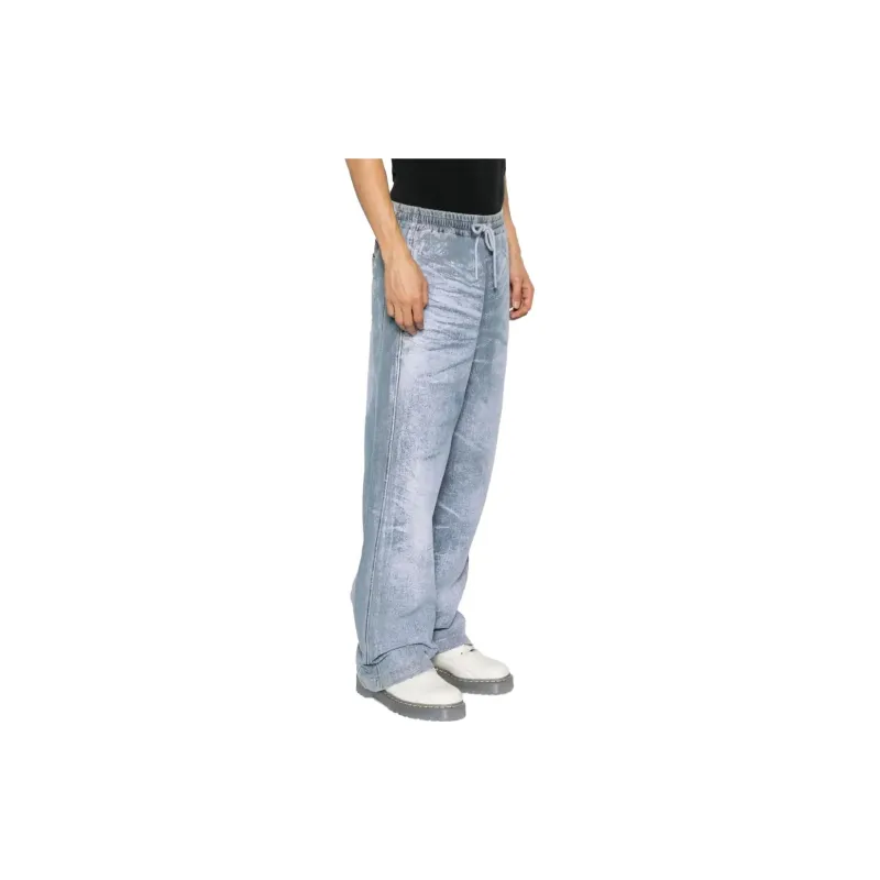 DIESEL Crease Detailed Drawstring Trousers-3