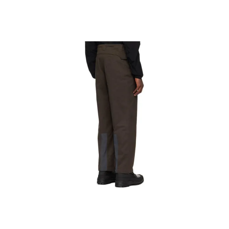 GR10K Folded Belt Straight Trousers-3