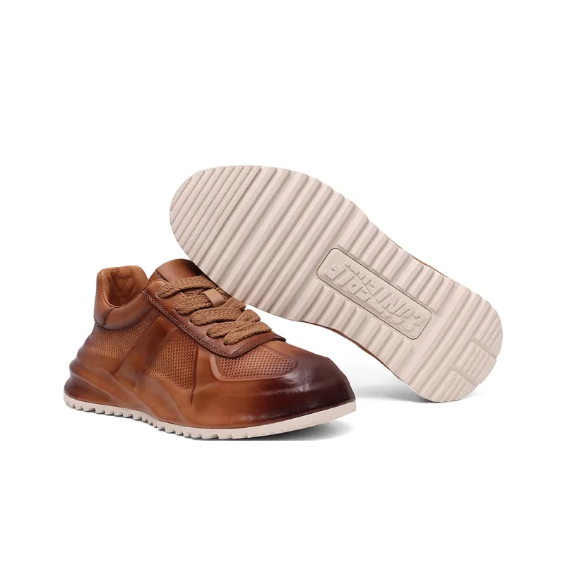Daying Slip Resistant, Abrasion Resistant, Breathable, Height Increasing Low Top Chunky Sneakers Men's-5