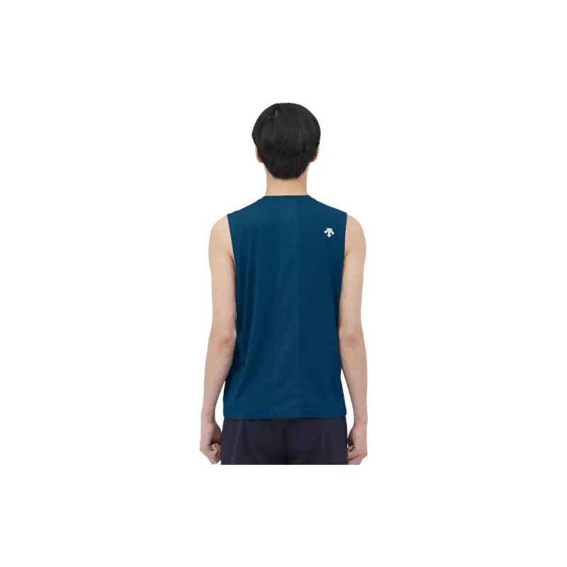 DESCENTE Shirt Men's Regimental Blue-2