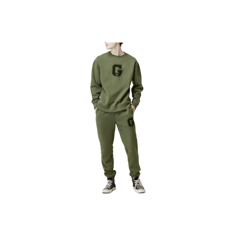 GAP Sweatshirts Men Moss Green-1
