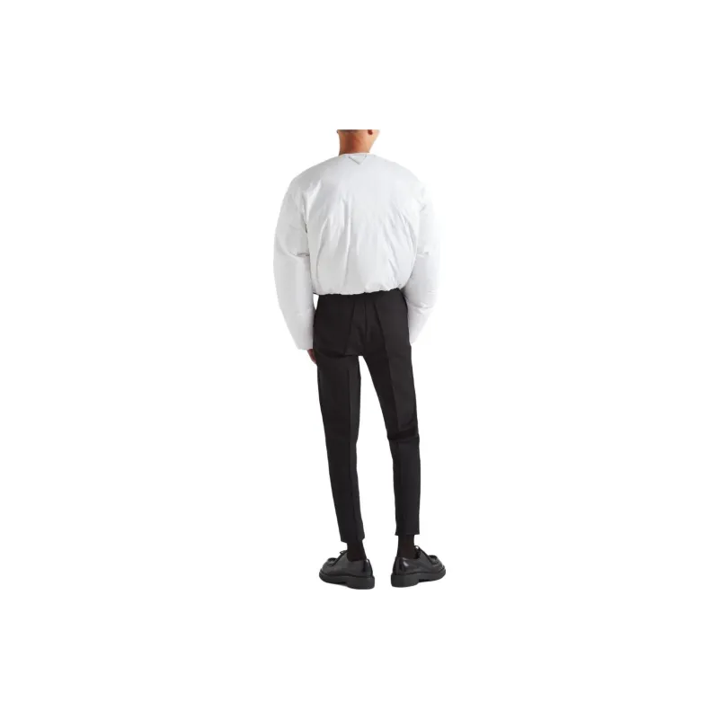 PRADA Puffer Jacket Men's White-2