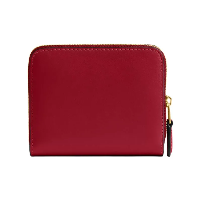 COACH Delicate Calfskin Wallet Women's Ruby-1
