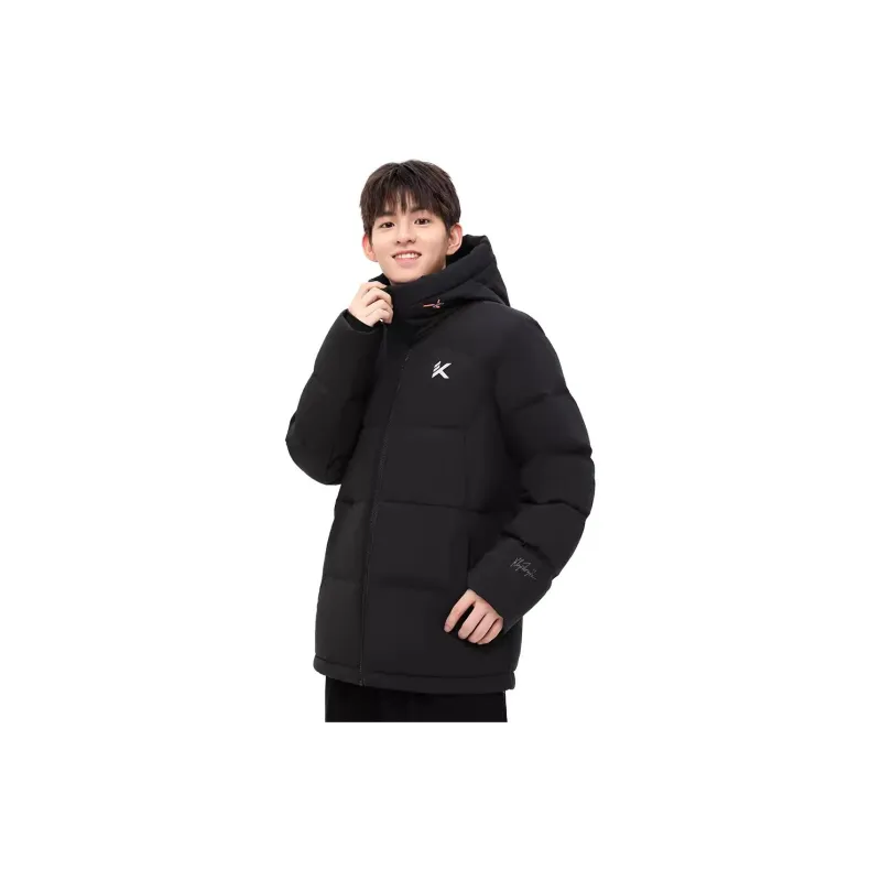 Anta Basketball Collection Down Jacket Men's Basic Black-3