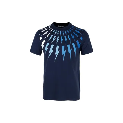 Neil Barrett T-Shirts Men Blue