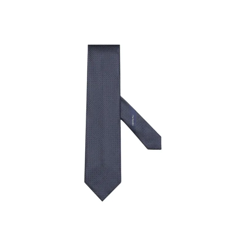 Ermenegildo Zegna Jacquard Pointed Tip Tie-0
