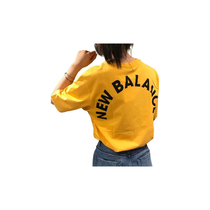 New Balance T Shirt Unisex Yellow-2