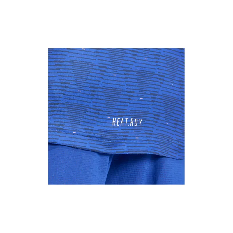 Adidas T Shirt Men's Semi Fluorescent Blue-4
