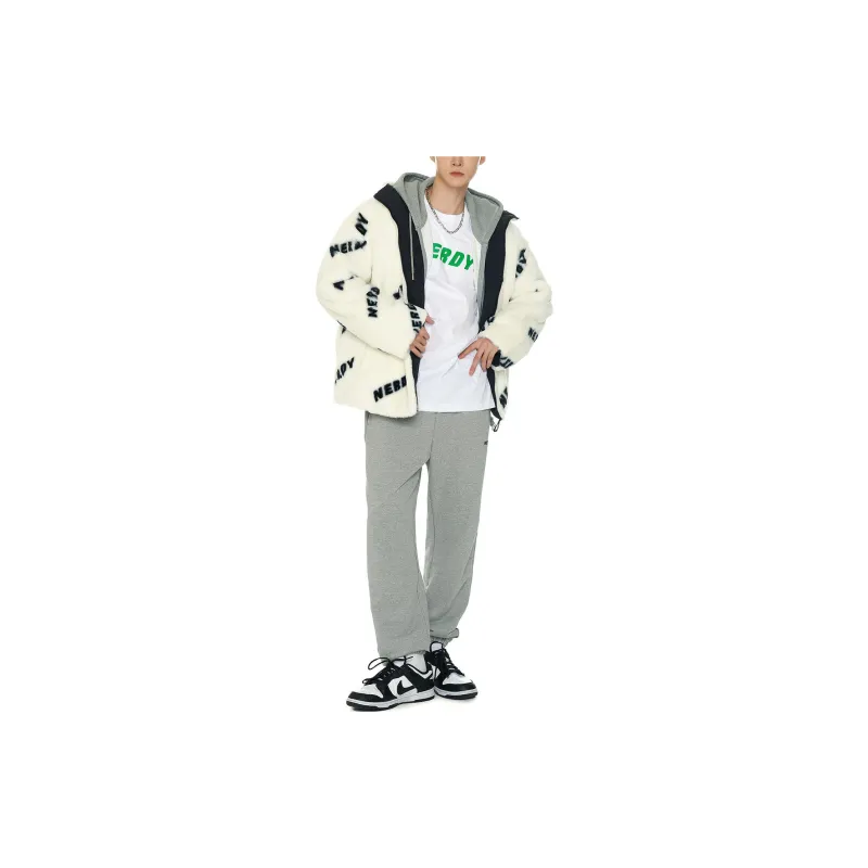 NERDY Jacket Unisex Black White-6