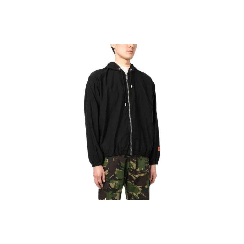 HERON PRESTON Logo Tape Zip-up Jacket-2